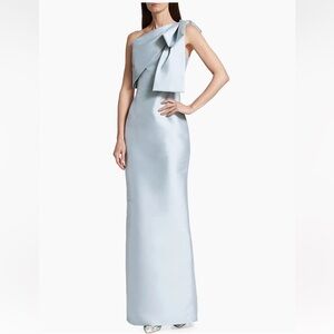Sachin and Babi Bonnie gown Ash Blue